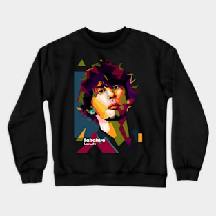 Taka One Rock In Wpap Art Crewneck Sweatshirt